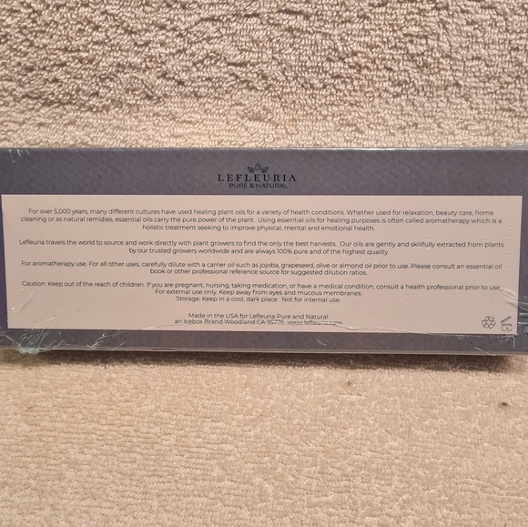 New- Lefleuria Wellness Body and Massage Oil Kit (Set of 6) - Picture 6 of 6